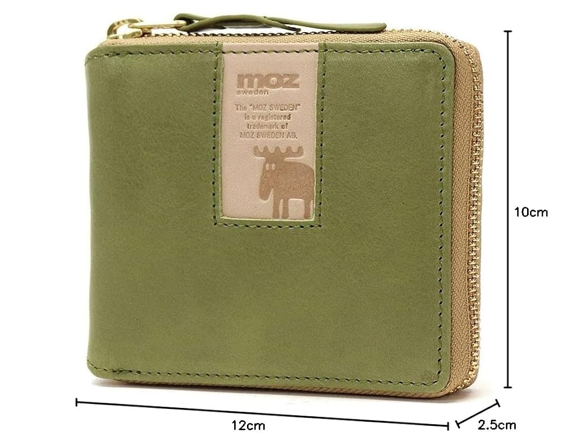 Amazon.co.jp: moz(モズ) 財布 二つ折り財布 レザー ラウンド